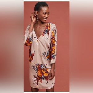 Anthropologie Harvest Floral Tunic dress